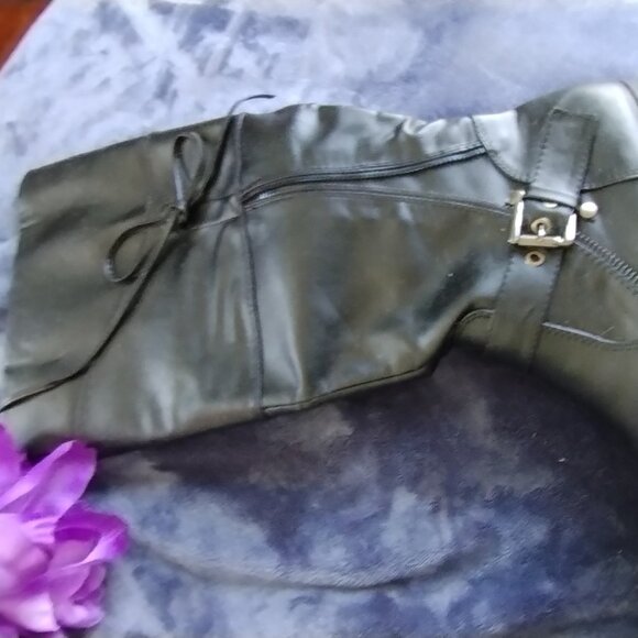 BNIB ANN CREEKELIAS KNEE HIGH BLOCK HEEL BOOT-9.5--237 - Picture 3 of 9